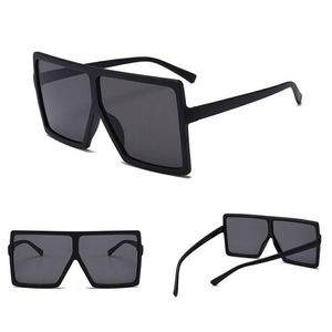 Matte Black Oversized Square Frames